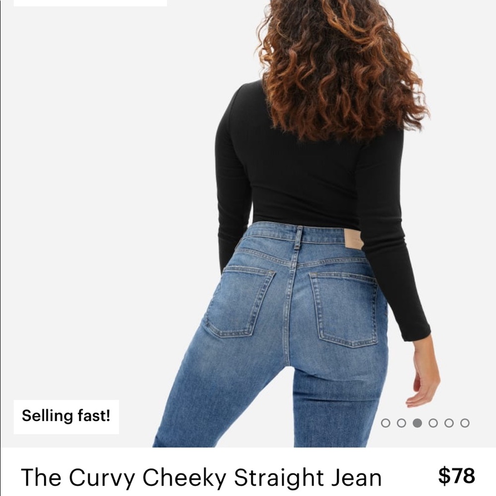 The Curvy Cheeky Straight Jean